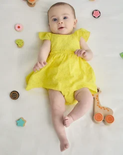 Prenatal Abiti Completi E Tutine-Pagliaccetto Neonata Giallo Sangallo