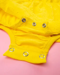 Prenatal Abiti Completi E Tutine-Pagliaccetto Neonata Giallo Sangallo