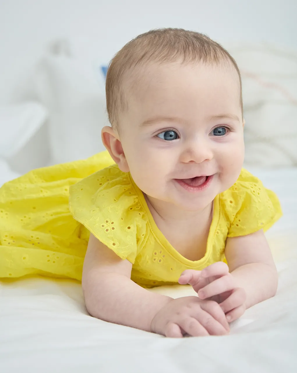Prenatal Abiti Completi E Tutine-Pagliaccetto Neonata Giallo Sangallo