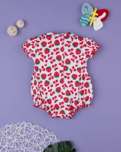 Prenatal Abiti Completi E Tutine-Pagliaccetto Neonata Jersey Fragoline