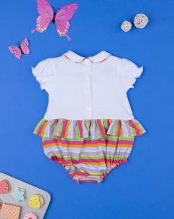 Prenatal Abiti Completi E Tutine-Pagliaccetto Neonata Jersey Gonna A Righe