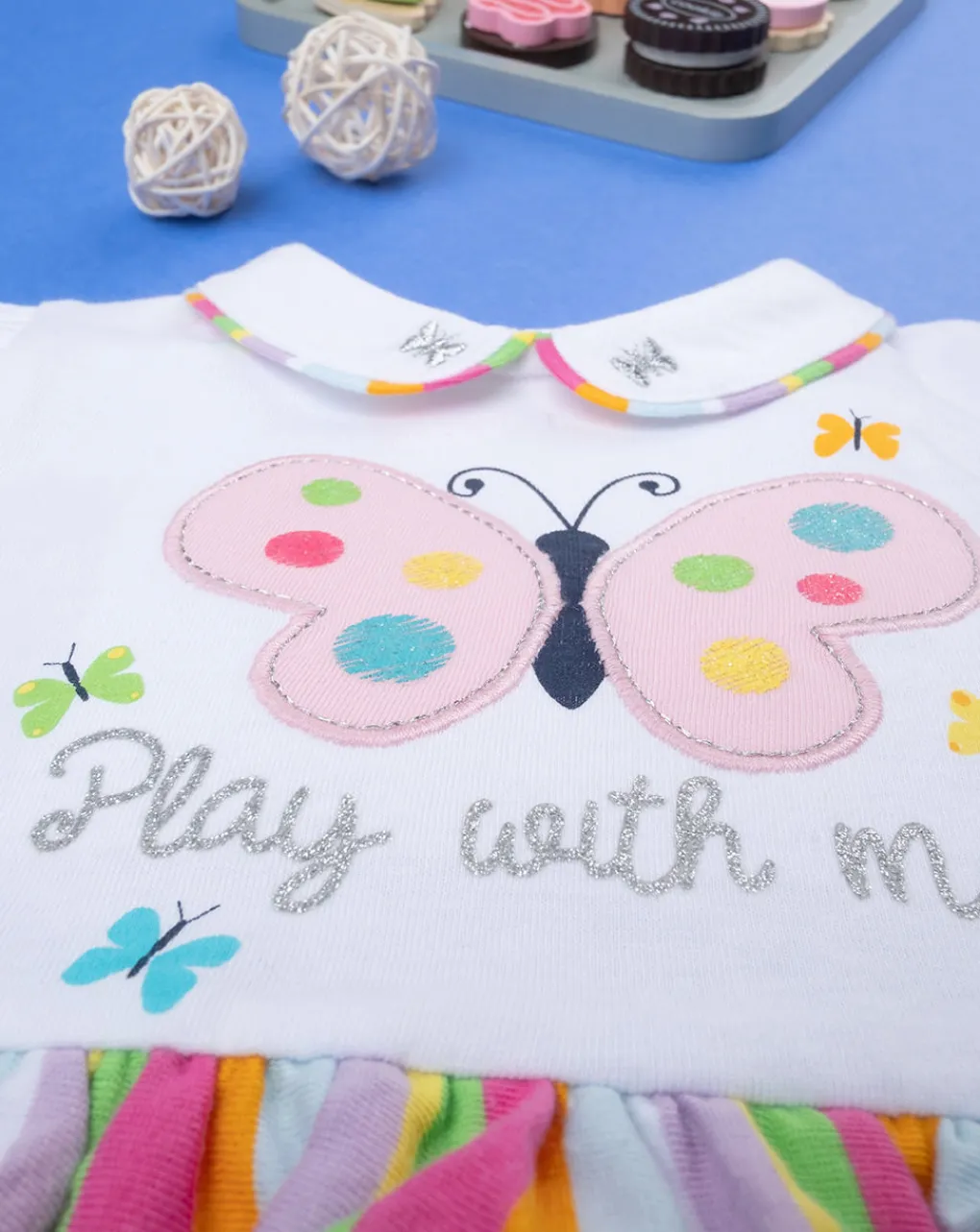Prenatal Abiti Completi E Tutine-Pagliaccetto Neonata Jersey Gonna A Righe