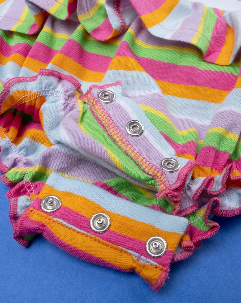 Prenatal Abiti Completi E Tutine-Pagliaccetto Neonata Jersey Gonna A Righe