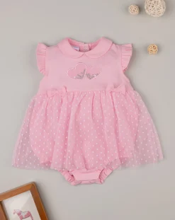 Prenatal Abiti Completi E Tutine-Pagliaccetto Neonata Rosa Con Tulle