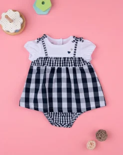 Prenatal Abiti Completi E Tutine-Pagliaccetto Neonata Vichy Blu