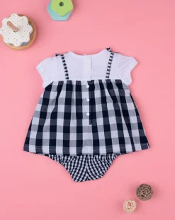 Prenatal Abiti Completi E Tutine-Pagliaccetto Neonata Vichy Blu