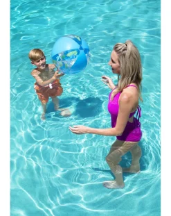 Bestway Secchielli E Giochi Mare-Pallone Da Spiaggia Designer 51 Cm - 3 Modelli Assortiti -