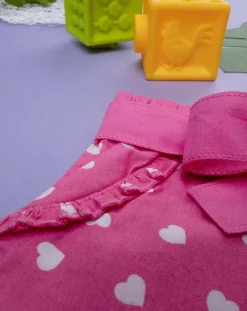 Prenatal Jeans Pantaloni E Salopette-Pantaloncini Fucsia Bimba Fantasia Pois