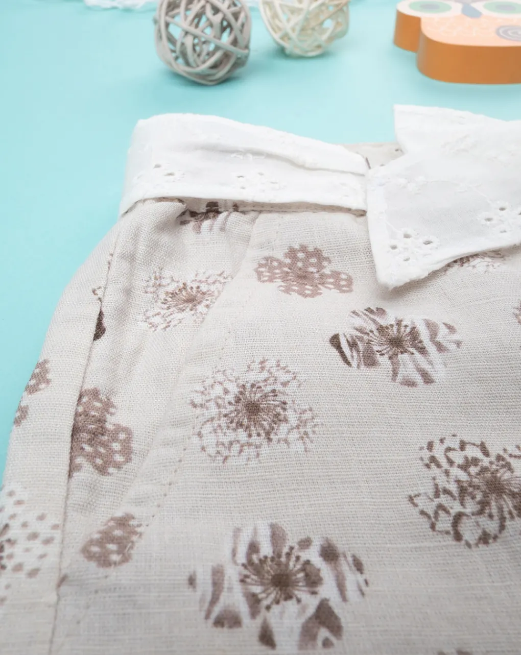 Prenatal Jeans Pantaloni E Salopette-Pantaloncino Bambina Lino Animalier Chic