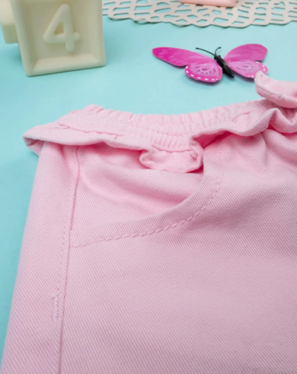 Prenatal Jeans Pantaloni E Salopette-Pantalone Baggy Bimba Rosa