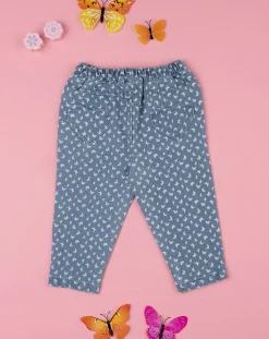 Prenatal Jeans Pantaloni E Salopette-Pantalone Denim Bimba "Farfalle”