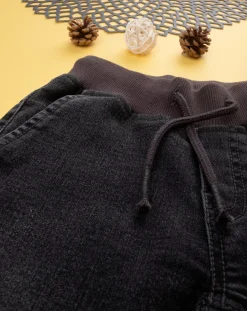 Prenatal Jeans Pantaloni E Salopette-Pantalone Denim Nero Bimbo
