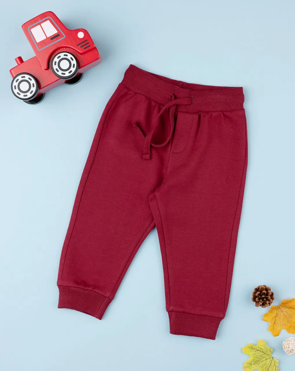 Prenatal Jeans Pantaloni E Salopette-Pantalone Felpato Bimbo Bordeaux