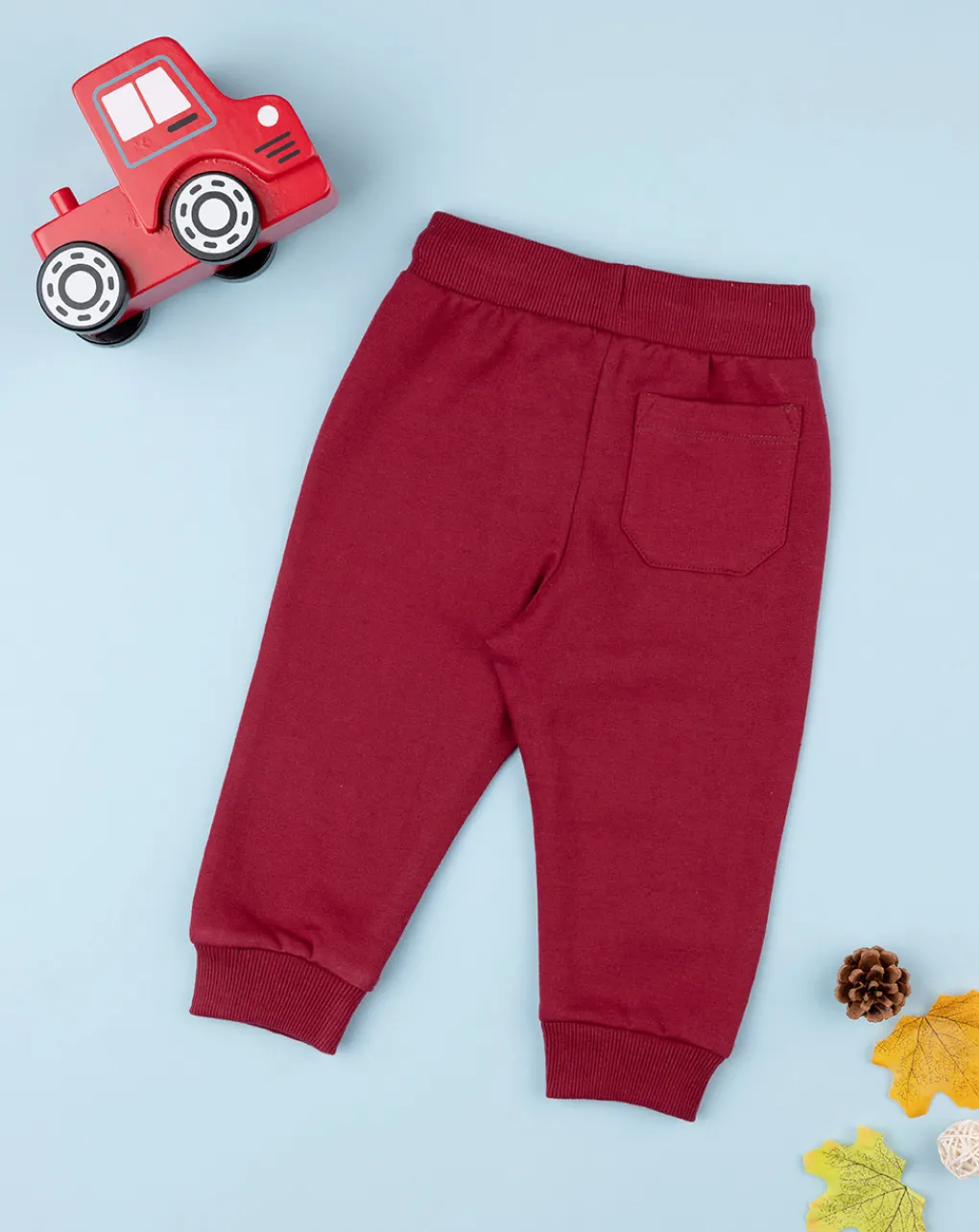 Prenatal Jeans Pantaloni E Salopette-Pantalone Felpato Bimbo Bordeaux