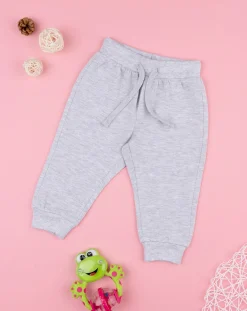 Prenatal Jeans Pantaloni E Salopette-Pantalone Felpato Bimbo Gray