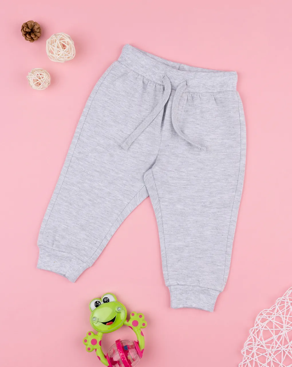 Prenatal Jeans Pantaloni E Salopette-Pantalone Felpato Bimbo Gray