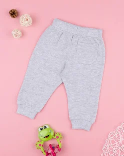 Prenatal Jeans Pantaloni E Salopette-Pantalone Felpato Bimbo Gray