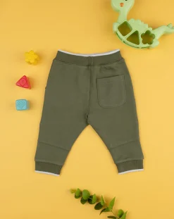 Prenatal Jeans Pantaloni E Salopette-Pantalone Felpato Bimbo Verde