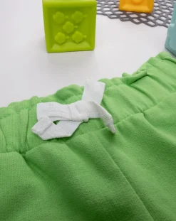 Prenatal Jeans Pantaloni E Salopette-Pantalone French Terry Bimba Verde
