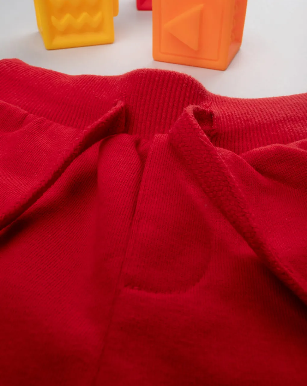Prenatal Jeans Pantaloni E Salopette-Pantalone French Terry Bimbo Rosso