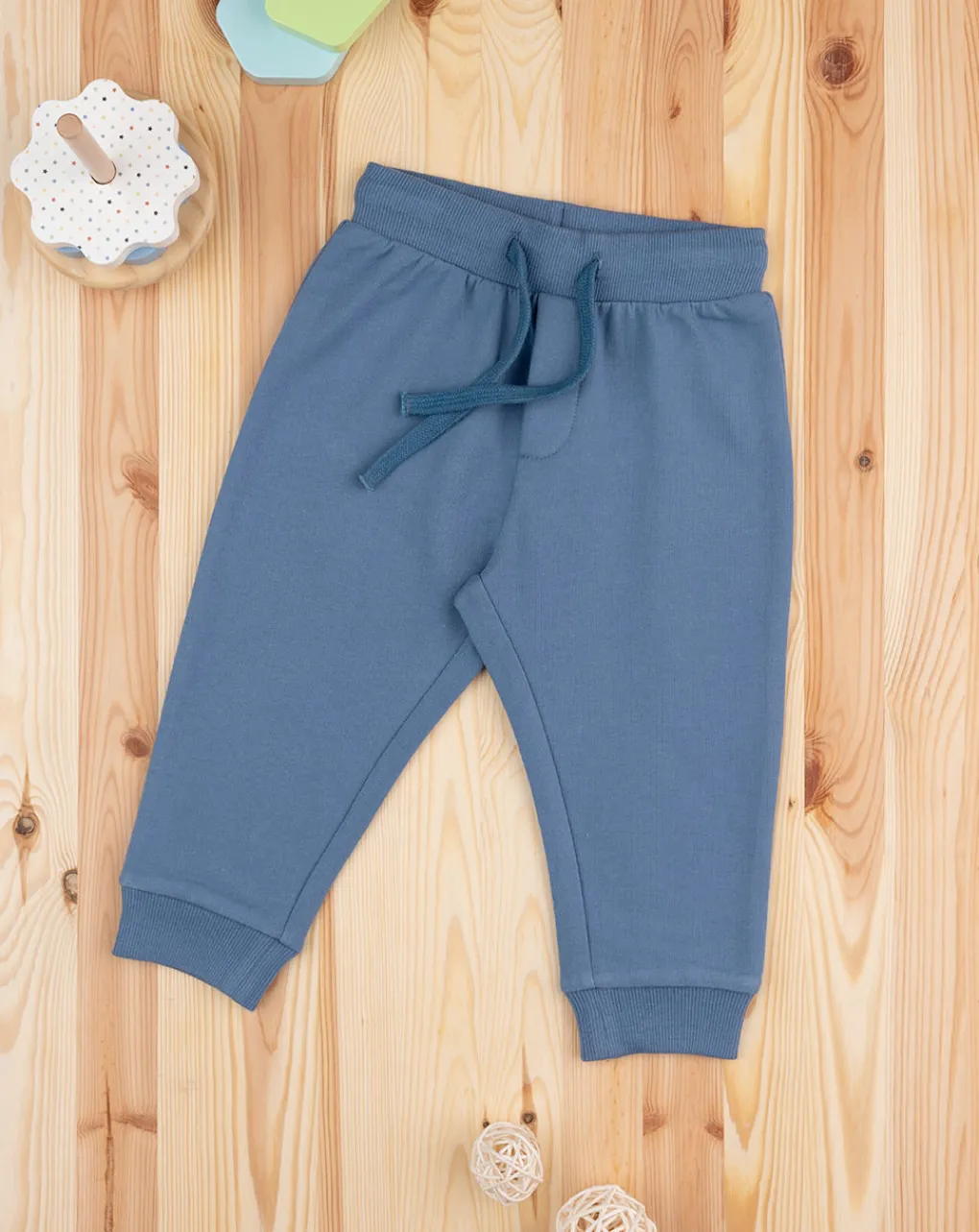 Prenatal Jeans Pantaloni E Salopette-Pantalone French Terry Bimbo Azzurro