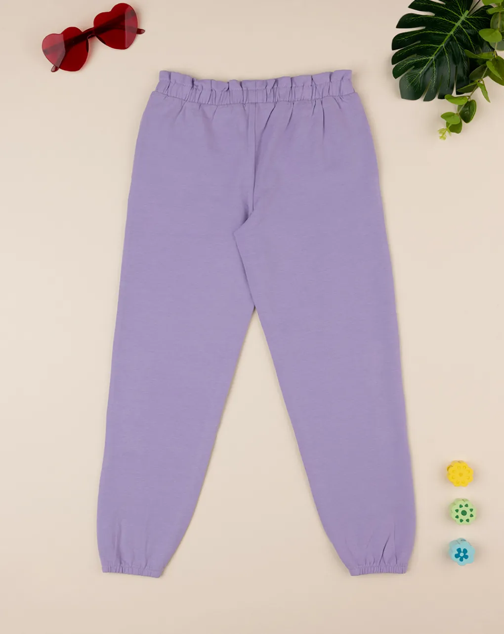 Prenatal Jeans Pantaloni E Salopette-Pantalone In Felpa Bambina Oeko Tex Margherite