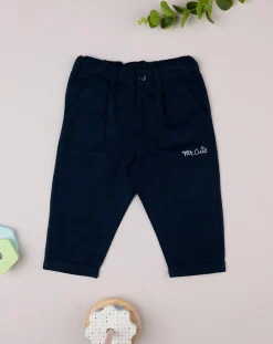 Prenatal Jeans Pantaloni E Salopette-Pantalone Lino Bimbo Blu