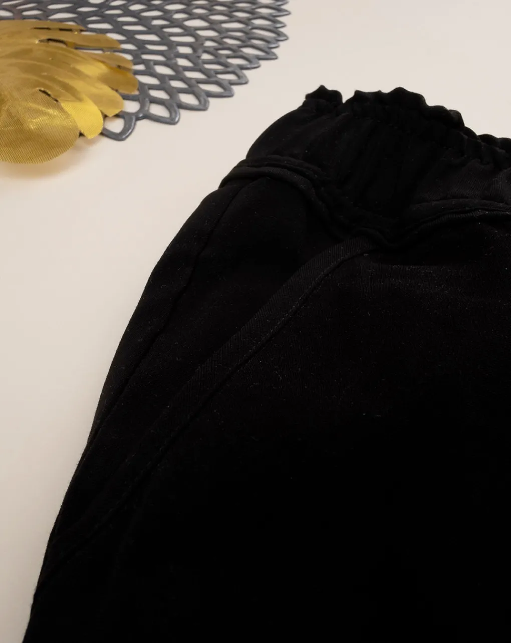 Prenatal Pantaloni Gonne E Leggings-Pantalone Lungo Nero Con Coulisse
