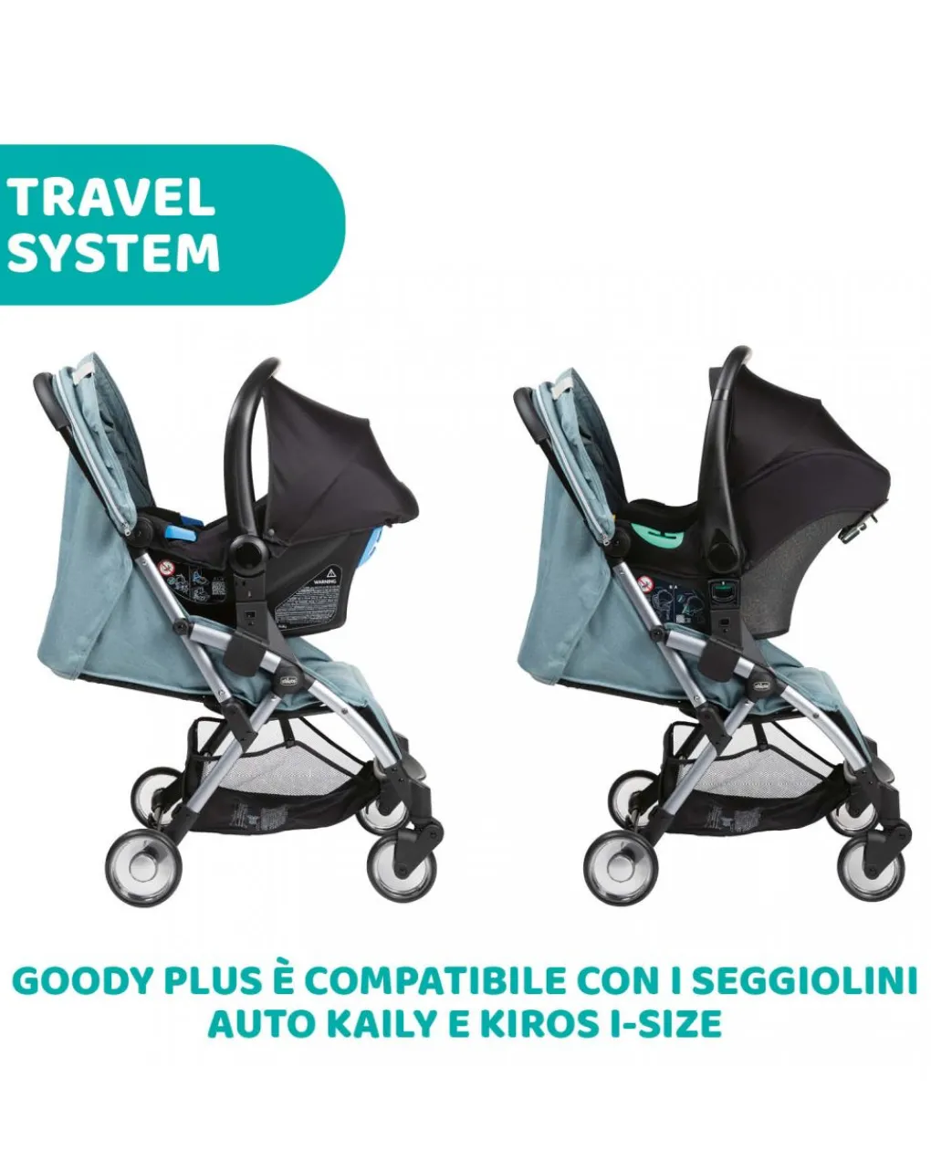 Chicco Passeggini-Passeggino Goody Plus Dusty Green