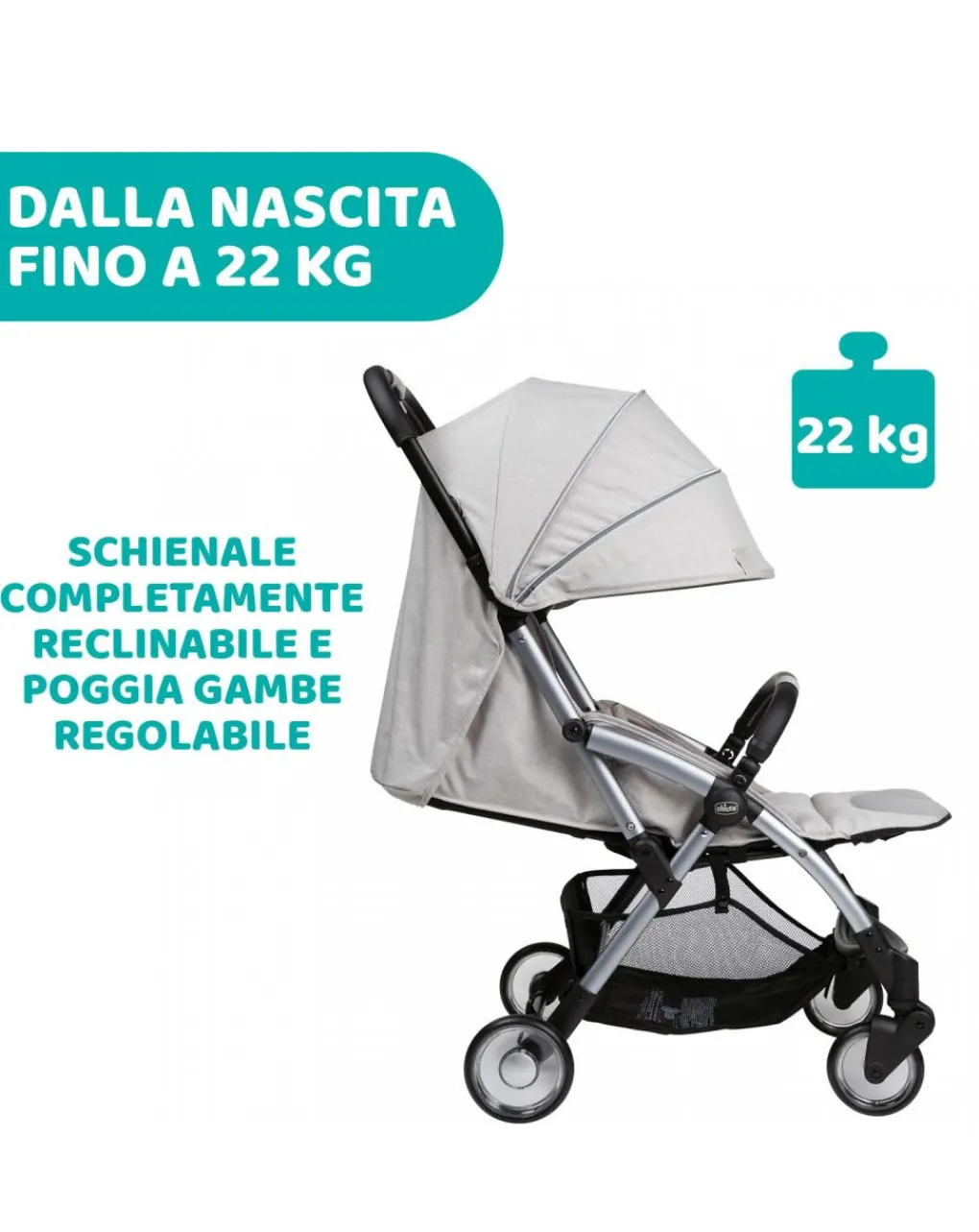 Chicco Passeggini-Passeggino Goody Plus Grey Mist