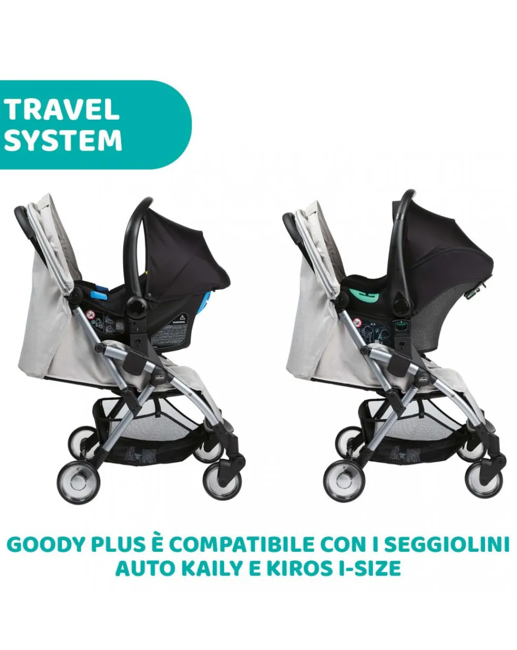Chicco Passeggini-Passeggino Goody Plus Grey Mist