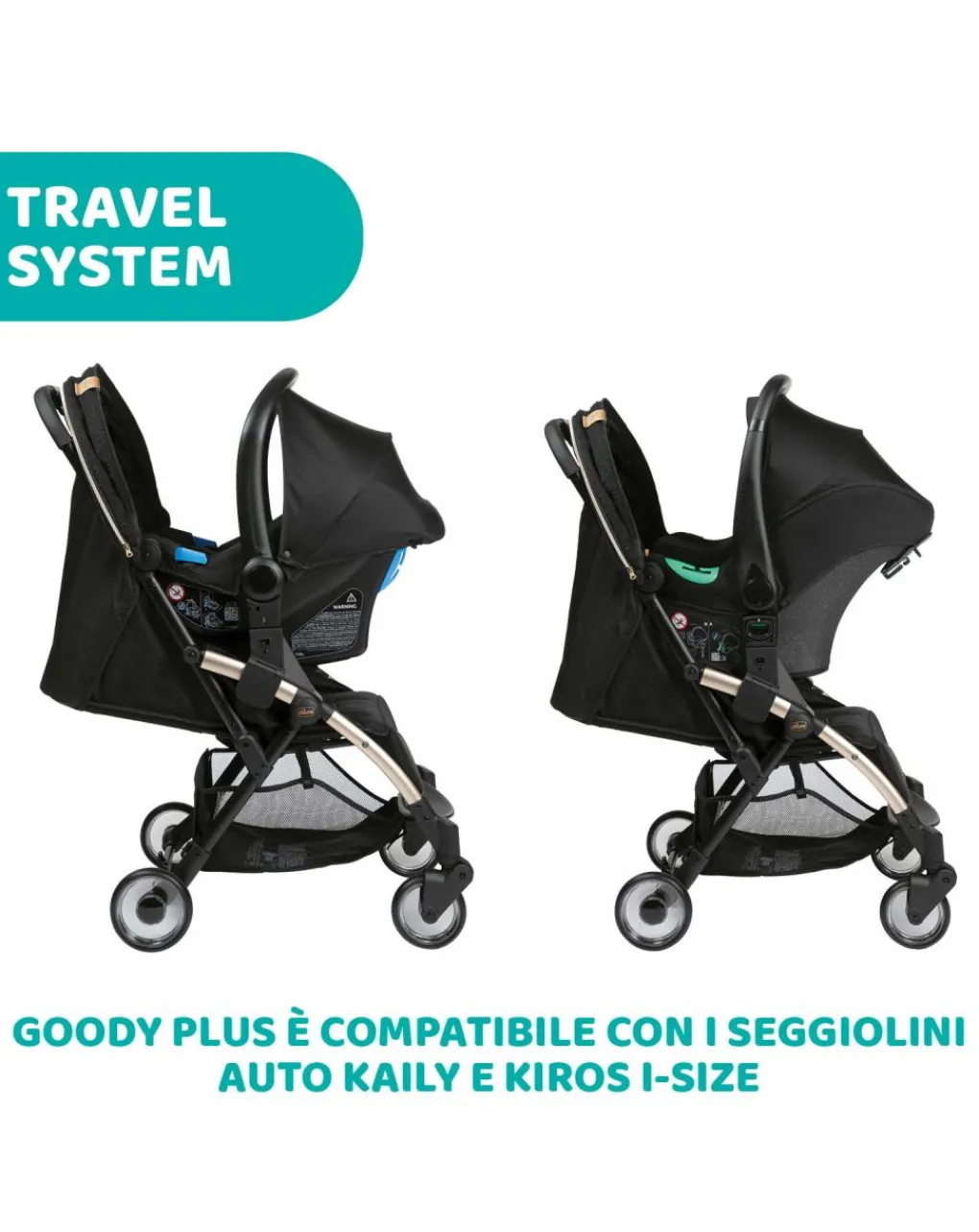 Chicco Passeggini-Passeggino Goody Plus Eco Black Re-Lux
