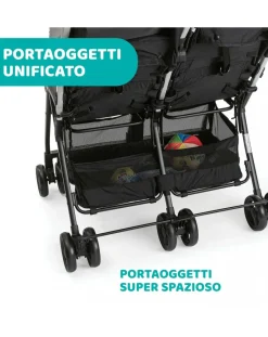 Chicco Gemellari-Passeggino Gemellare Ohlala Twin Silver Cat