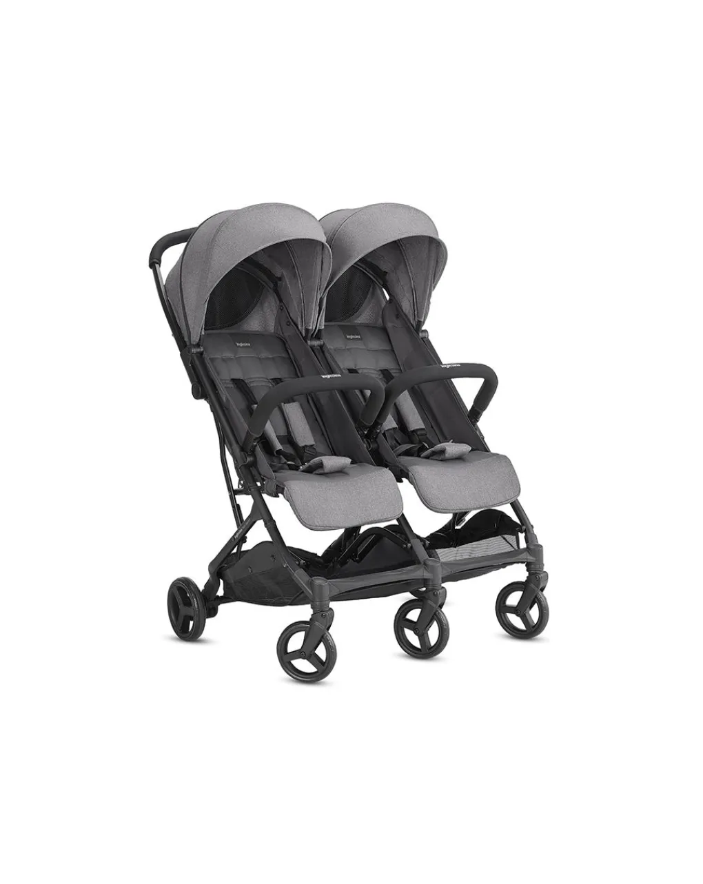 Inglesina Gemellari-Passeggino Gemellare Twin Sketch Grey Telaio Nero