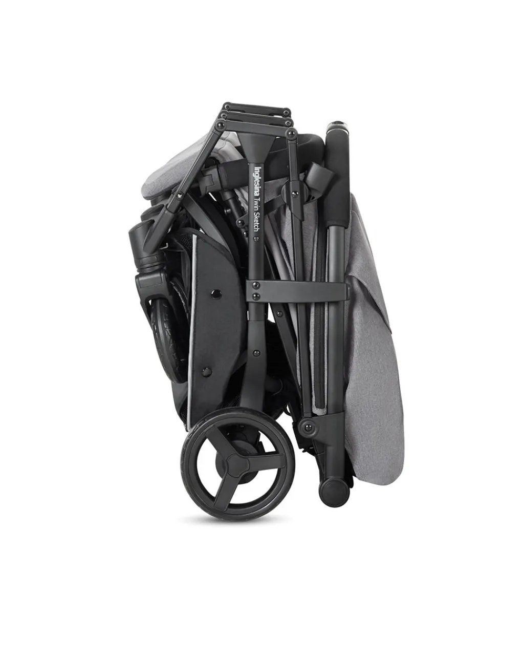 Inglesina Gemellari-Passeggino Gemellare Twin Sketch Grey Telaio Nero
