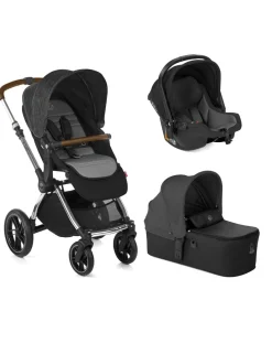 Jane Trio E Duo-Passeggino Kawai Micro Koos Isize Cold Black