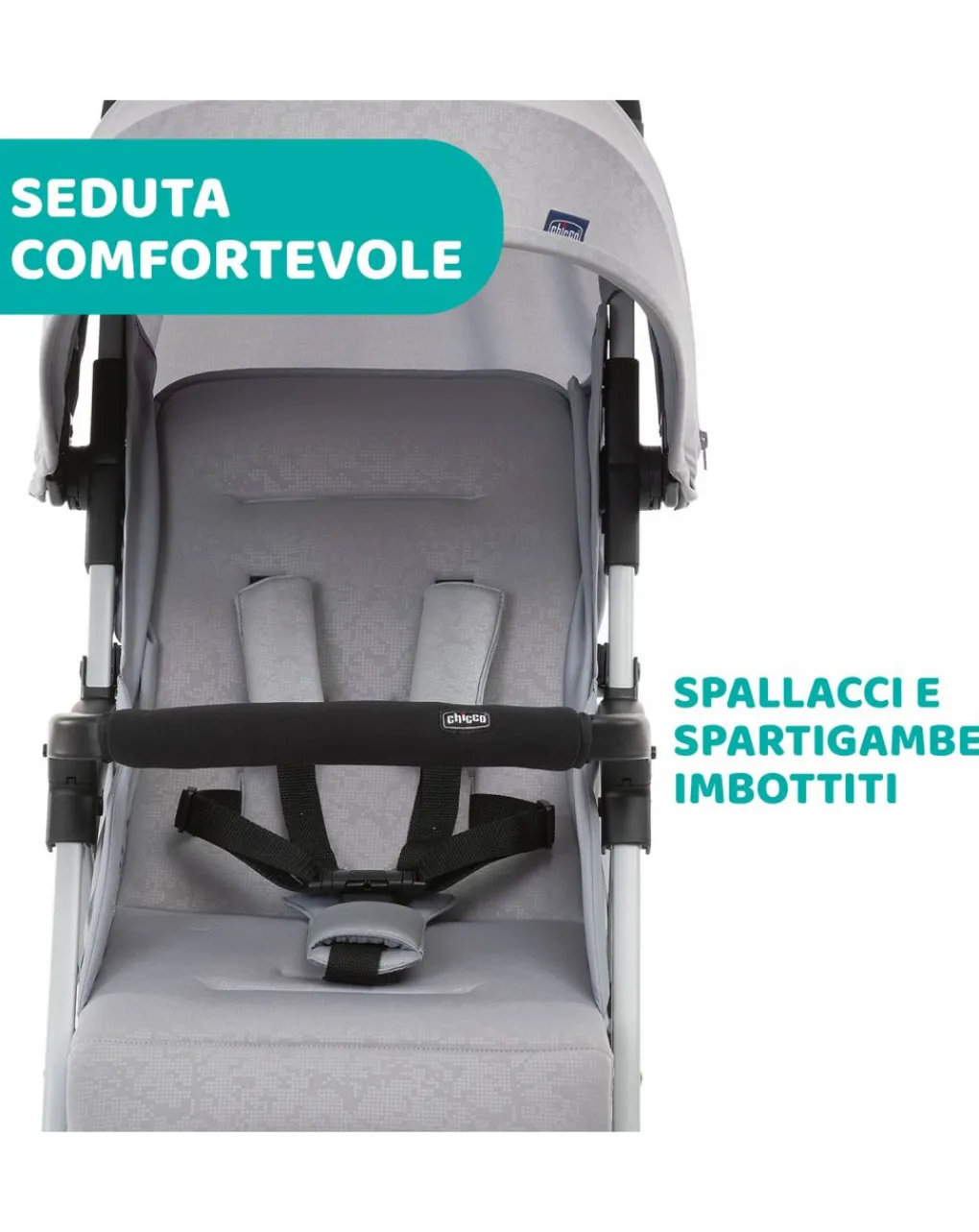 Chicco Passeggini-Passeggino Ohlala 3 Grey Mist