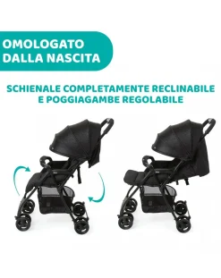 Chicco Passeggini-Passeggino Ohlala3 Jet Black -