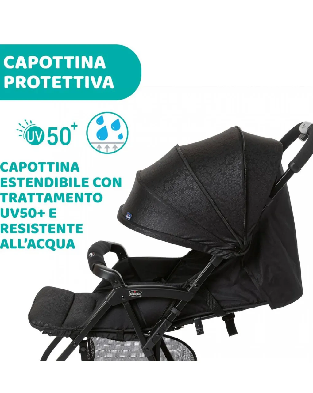 Chicco Passeggini-Passeggino Ohlala3 Jet Black -