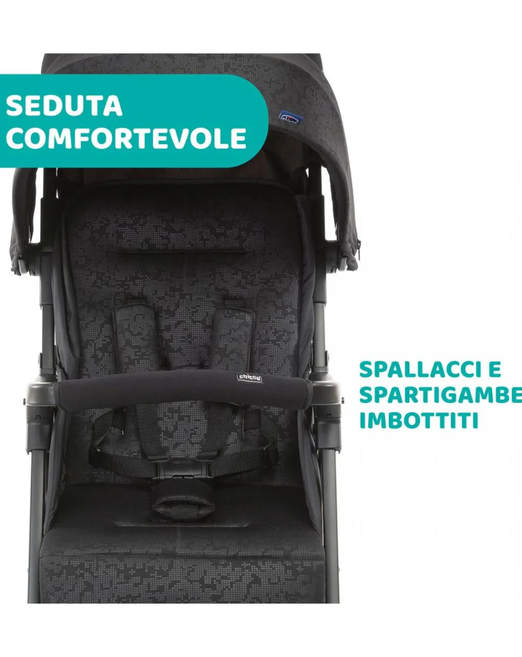 Chicco Passeggini-Passeggino Ohlala3 Jet Black -