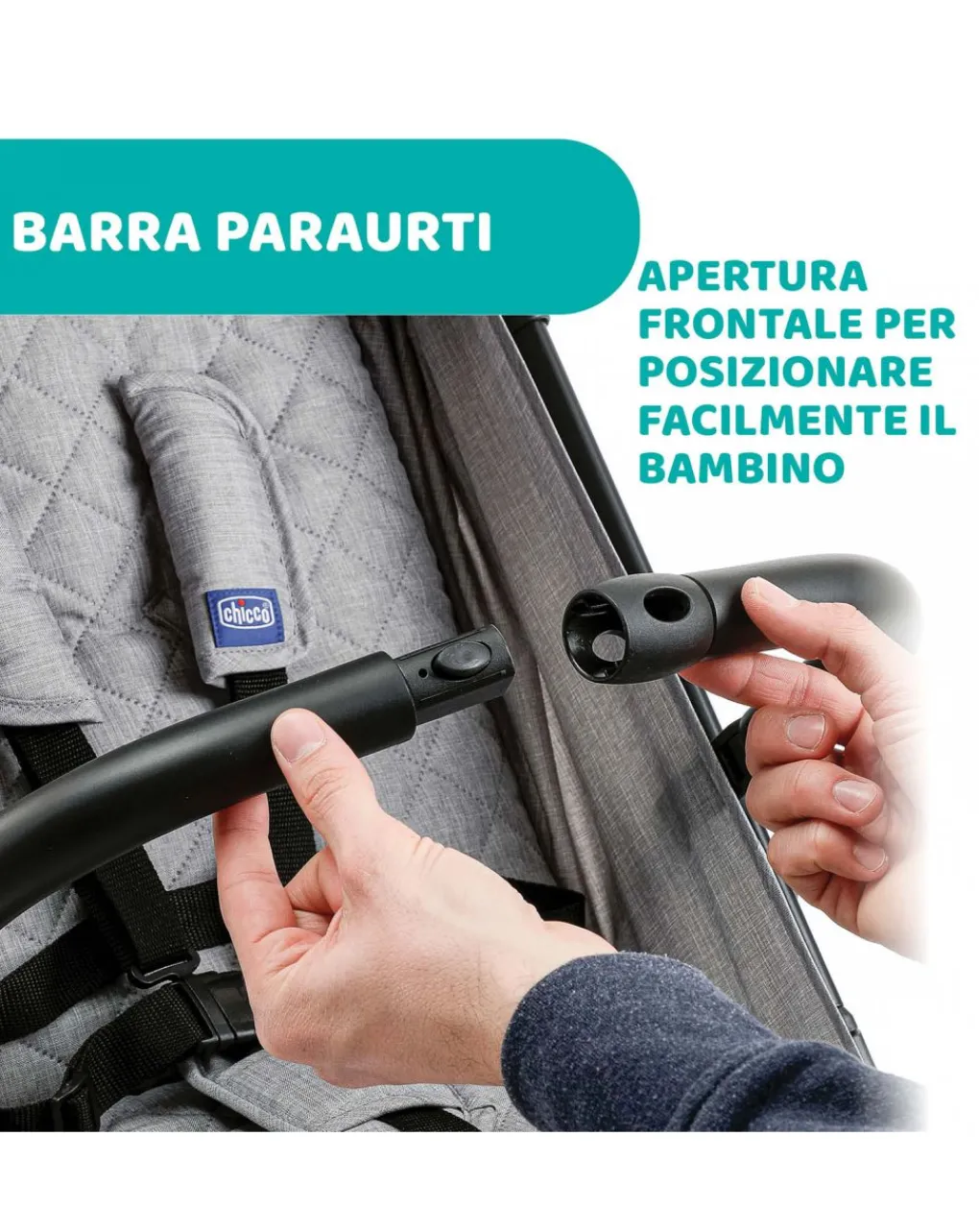 Chicco Passeggini-Passeggino Trolley Me Light Grey
