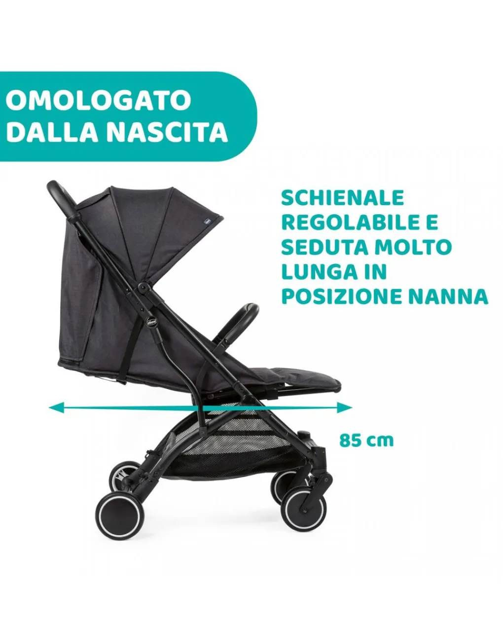 Chicco Passeggini-Passeggino Trolley Me Stone