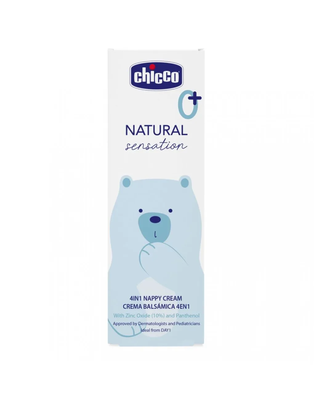 Chicco Pasta E Polvere Cambio-Pasta Lenitiva 4In1 Natural Sensation 100Ml -