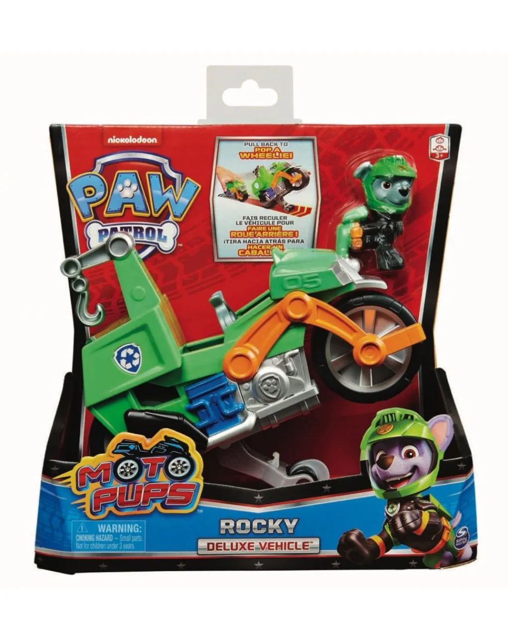 Paw Patrol Veicoli Giocattolo E Radiocomandi-Veicolo Tematizzato Di Rocky Moto Pup