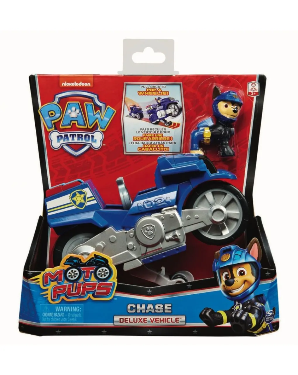 Paw Patrol Veicoli Giocattolo E Radiocomandi-Veicolo Tematizzato Di Chase Moto Pup