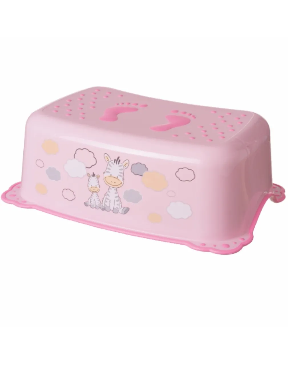 Giordani Vaschette E Accessori-Pedana Bagno Basic Zebra Rosa