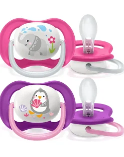 Philips Avent Succhietti-2 Succhietti Ultra Air Collection 6-18M Animaletti