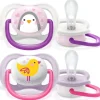 Philips Avent Succhietti-2 Succhietti Ultra Air Collection 0-6M Animaletti