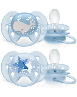 Philips Avent Succhietti-2 Succhietti Ultra Soft 6-18M Balena