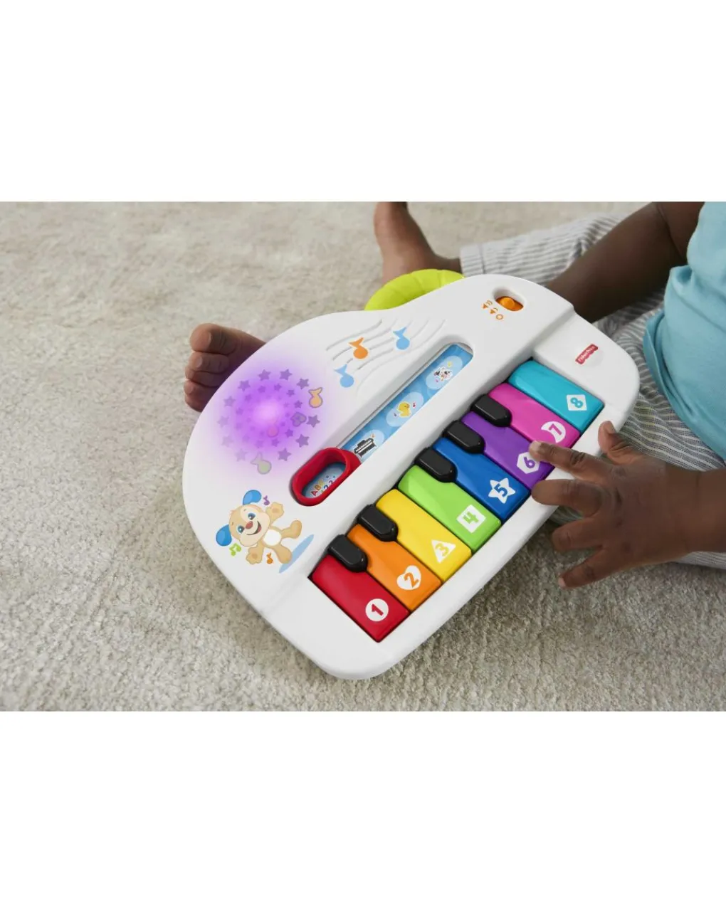 Fisher-Price Giochi Primi Mesi-Pianoforte Di Cagnolino Ridi & Impara? - Fisher Price